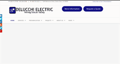 Desktop Screenshot of delucchielectric.com